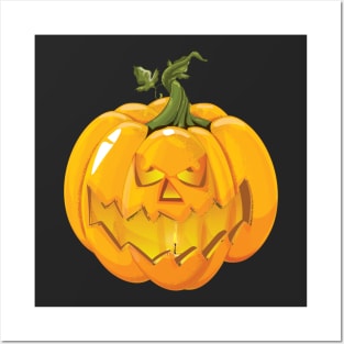 jack o lantern Posters and Art